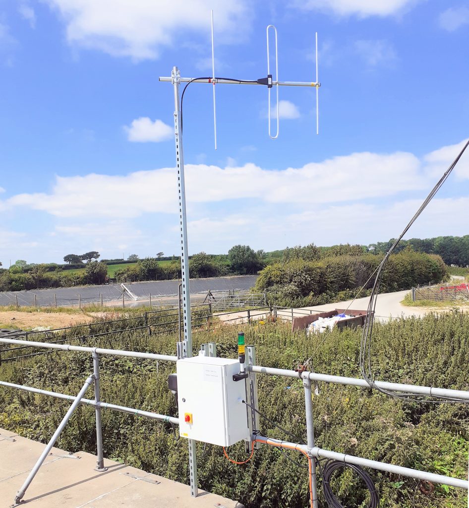RDNET1000 Radio telemetry system delivering the level of water in a reservior to a food producer